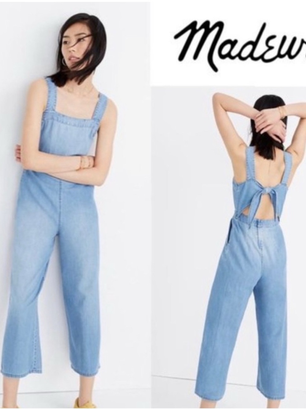 Madewell Light Blue Denim Jumpsuit Jeans